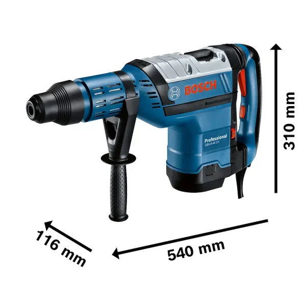 Rotomartillo Alemán SDS Max 1500W 12.5J 8Kg BOSCH GBH 8-45 DV - Imagen 6