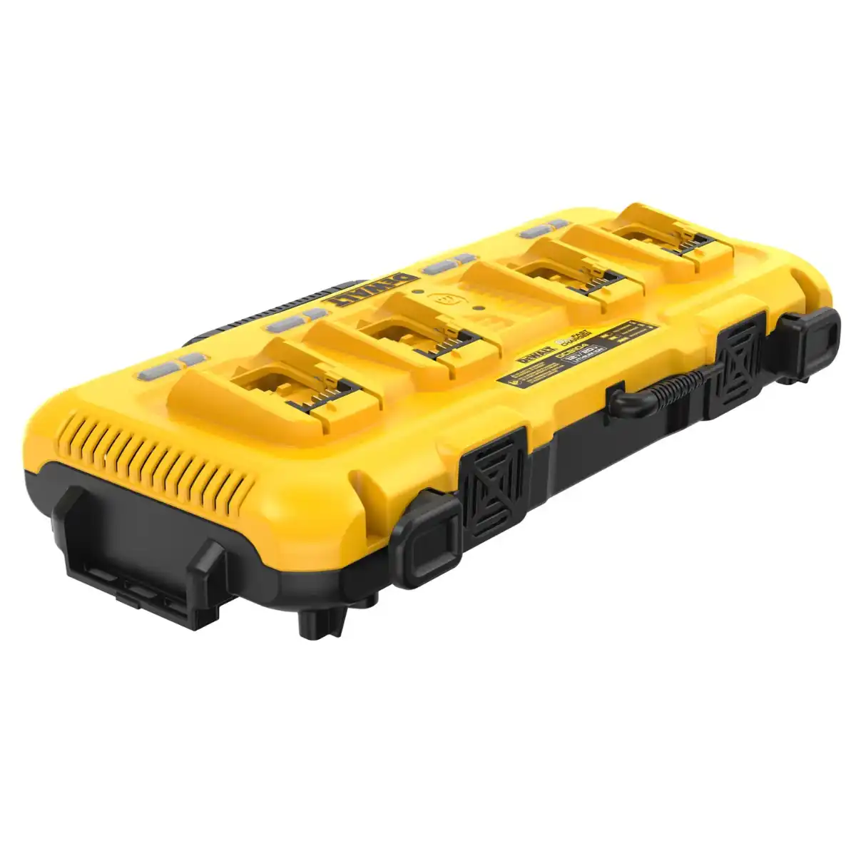 Cargador Rápido Simultáneo de 4 Puertos 12V/20V/60V 8 AMP DEWALT DCB104-B2 - Imagen 2