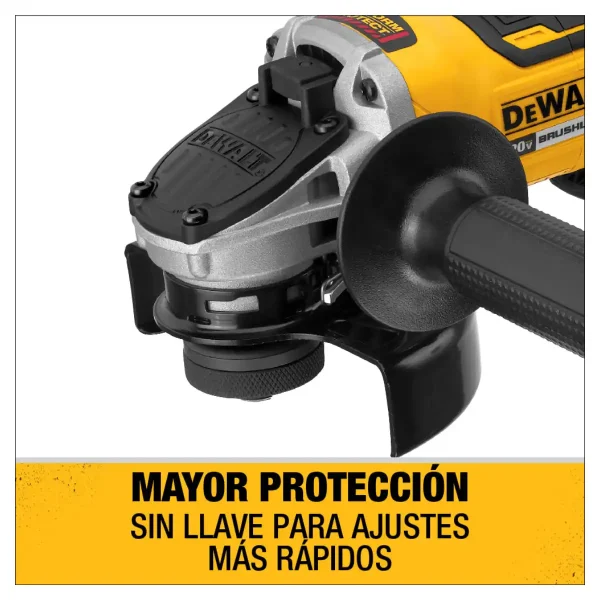 Esmeril Amoladora Angular 4 1/2" 115 MM 20V Baretool DEWALT DCG413B - Imagen 3