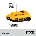 Taladro + Atornillador de Impacto 20V DEWALT DCK223D2-B2 - Imagen 7