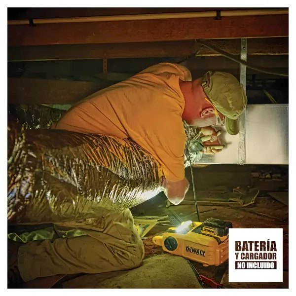 Linterna de Trabajo Inalámbrica 20V Baretool DEWALT DCL060 - Imagen 5