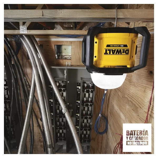 Linterna de Trabajo LED Multipropósito 20V 5000 Lm Baretool DEWALT DCL074 - Imagen 5