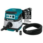 Aspiradora Inalámbrica 18Vx2 Filtro Hepa Baretool MAKITA DVC863LZX - Imagen 2