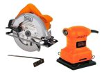Sierra Circular 1400w + Lijadora Orbital 200w - Cs1004-k1
