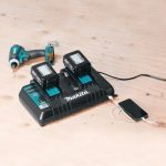 Cargador Dual Optimo Rapido Lxt Litio De 18v Dc18rd MAKITA - Imagen 2