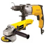 Esmeril 4-1/2" 1000W + Taladro 800W STANLEY STGS1011-K2