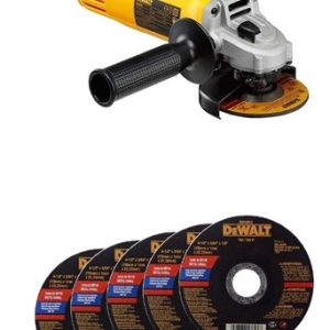 Esmeril Angular 4 1/2 DWE4010 + 5 Discos DEWALT DWE4010K-B2