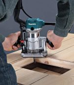 Fresadora Ruteadora 1/4" 710W + bases MAKITA RT0700CX3 - Imagen 4