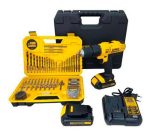 Taladro DCD776C2 + Maleta 100 Piezas DEWALT DCD776S2A-B2