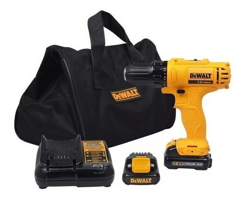 Taladro Atornillador de 3/8 12 V Inalámbrico DCD700C2-B3 DEWALT