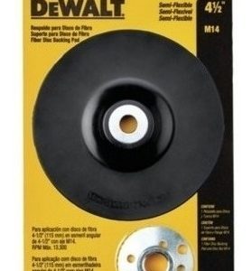 Plato De Goma 4.5 Semi-flexible M14 DEWALT Dabp4sfm14