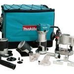 Fresadora Ruteadora 1/4" 710W + bases MAKITA RT0700CX3