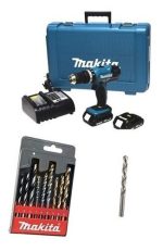 Taladro Percutor DHP453SYE + D-30069 + Broca MAKITA D-35097 - Imagen 2