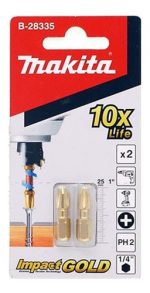 Punta Philllips Ph2 X 25mm 2unid Impact B-28335 - MAKITA