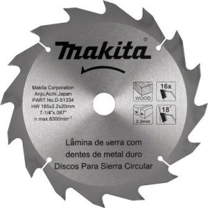 Disco De Sierra Para Madera 185mmx20mm 16d MAKITA D-51334