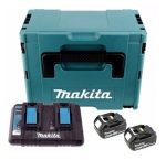 Set De 2 Baterías 5.0ah + Cargador Doble MAKITA 197629-2