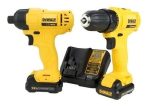 Taladro Atornillador + Atornill. Impacto 12v DCK201 DEWALT