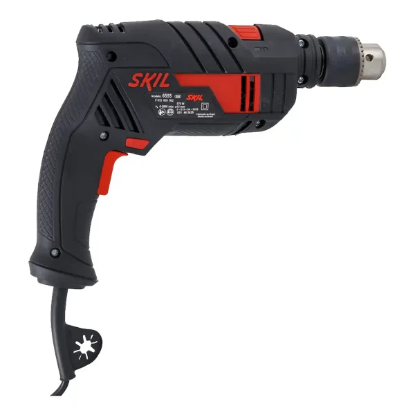 Taladro Percutor 1/2" (13mm) 570W Vel. Variable + 14 Brocas SKIL 6555 - Imagen 3