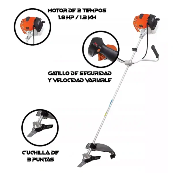 Bordeadora a Gasolina 1.8HP BLACK + DECKER GST43-B3 - Imagen 2
