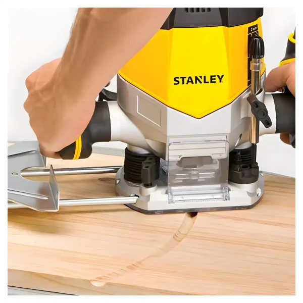 Ruteadora Profesional 1200W + 6 fresas STANLEY SRR1200-B2 - Imagen 9