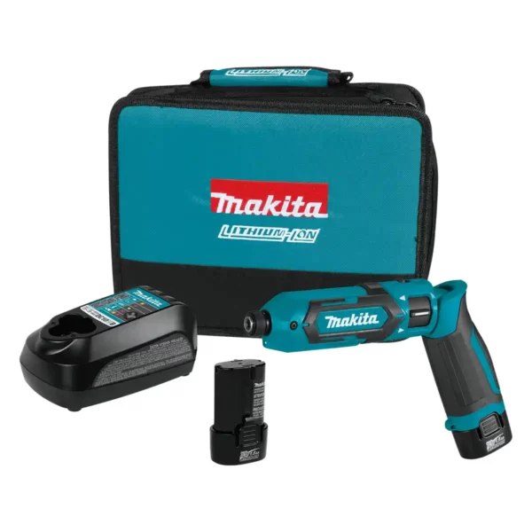 Atornillador de Impacto Inalámbrico 1/4" 7.2V MAKITA TD022DSE