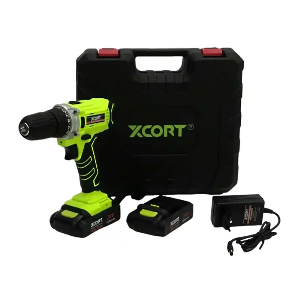 Taladro Atornillador 3/8" 20V + Accesorios XCORT XDC06-20