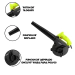 Soplador/aspirador de Aire 500W XCORT XQF02-500 - Imagen 2