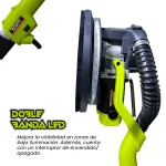 Lijadora Telescópica de Drywall para Pared y Techo 900W XCORT XSF02-225L - Imagen 3