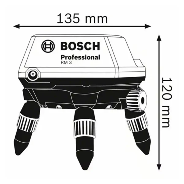 Soporte de Base Rotativa RM3 + Control RC2 BOSCH - Imagen 4