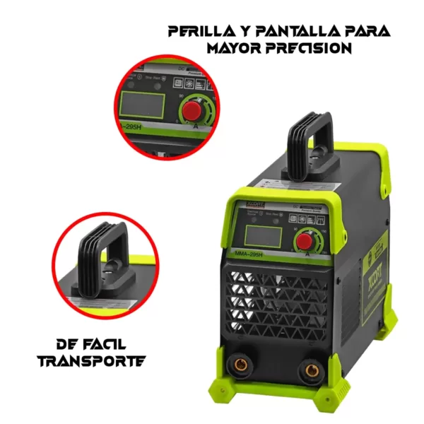 Máquina de Soldar Inversor 295 AMP IGBT XCORT MMA-295H - Imagen 2