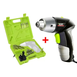 Atornillador Inalámbrico 4.8V + Accesorios XCORT XDC01-4.8