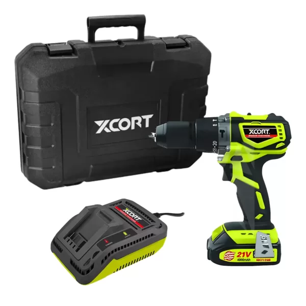 Taladro Percutor Brushless 1/2" 21V XCORT XDC21-013DBLK