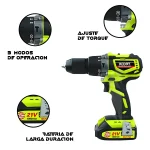 Taladro Percutor Brushless 1/2" 21V XCORT XDC21-013DBLK - Imagen 2