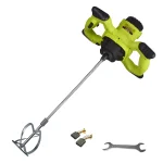 Mezclador eléctrico de 1600W marca XCORT con varilla desmontable, kit de carbones de repuesto y llave de ajuste