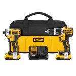 Taladro Percutor 13 MM + Atornillador de Impacto 20V XR DEWALT DCK287D2-B2