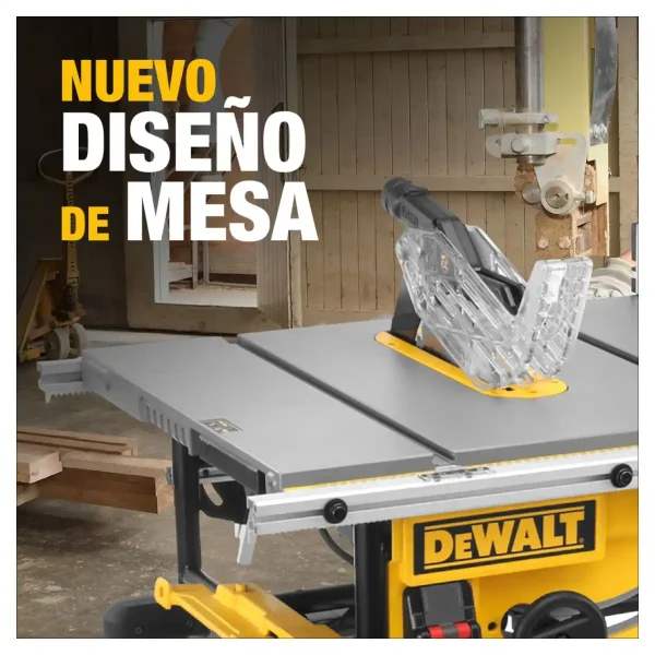 Sierra de Mesa 10" (254mm) 2000W DEWALT DWE7492-B2 - Imagen 6