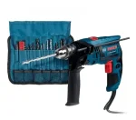 Taladro Percutor 1/2" 650W BOSCH GSB 13 RE + Set de 23 piezas
