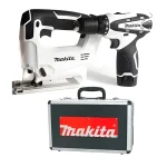 Taladro Percutor HP330DWE + Sierra Caladora 12V JV100DW + Maleta MAKITA DK1496WX