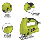Sierra Caladora Profesional 650W madera/metal XCORT XMQ03-65 - Imagen 3