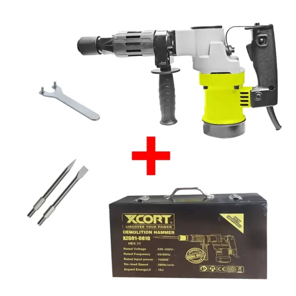 Martillo Demoledor Industrial 1500W 10J XCORT XZG01-0810