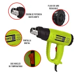 Pistola de Calor 2000W 600ºC con pantalla LCD XCORT XQB07-2000 - Imagen 2