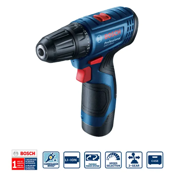 Atornillador de Impacto GDR 120 + Taladro Atornillador GSR 120 LI BOSCH - Imagen 5
