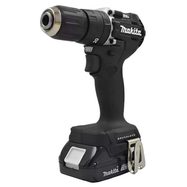 Atornillador de Impacto 1/4" DTD157 + Taladro Percutor 1/2" DHP487 18V MAKITA DLX2414X7B - Imagen 3