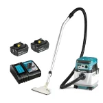 Aspiradora 36V 15L DVC154LZ + 2 baterías 5AH + cargador simple rápido MAKITA