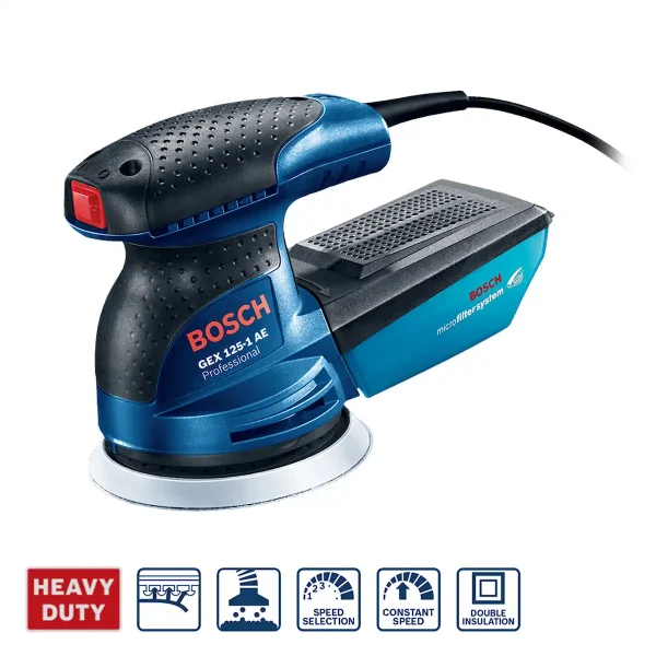 Lijadora Excéntrica 5" 125 MM 250W BOSCH GEX 125-1 AE - Imagen 5