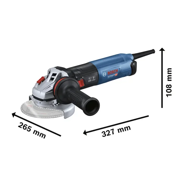 Esmeril Amoladora Angular 5" 125 MM 1700W BOSCH GWS 17-125 S - Imagen 5