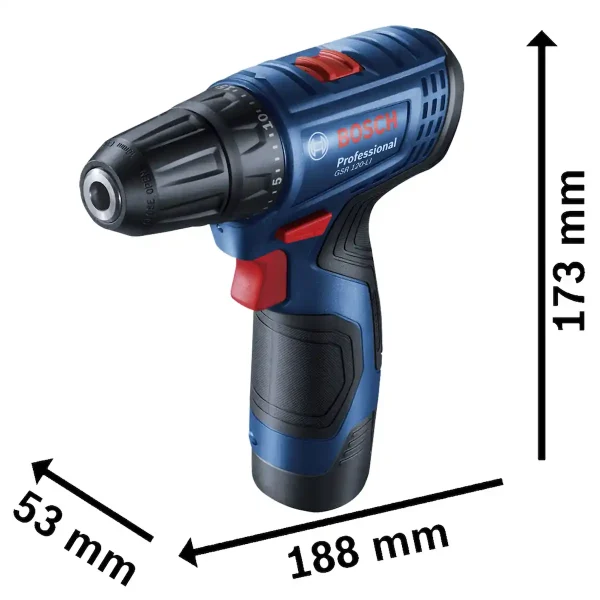 Taladro Atornillador 3/8" 12V + 1 Batería + Cargador BOSCH GSR 120-Li (CC) - Imagen 4