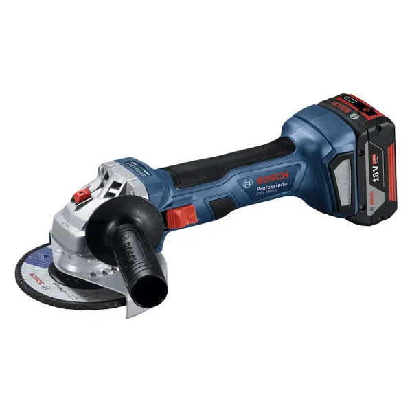 Esmeril Angular 4 1/2" 18V Brushless + 2 Baterías BOSCH GWS 180-Li - Imagen 2
