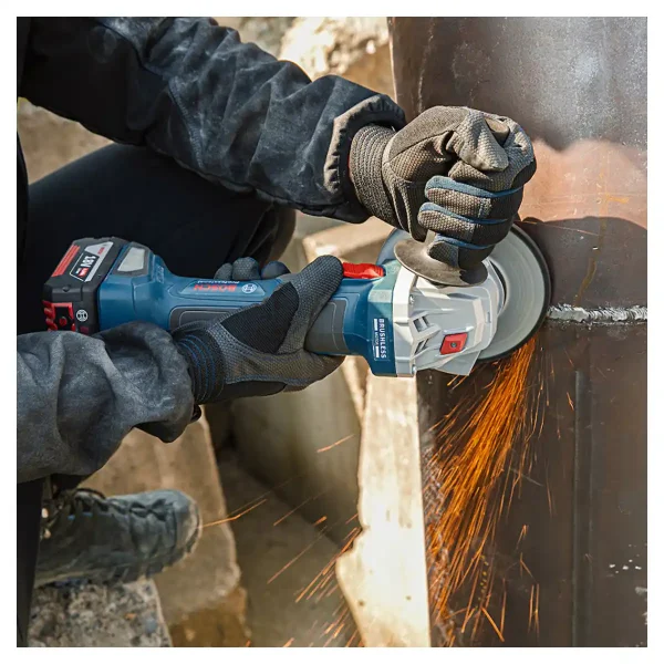Esmeril Angular 4 1/2" 18V Brushless + 2 Baterías BOSCH GWS 180-Li - Imagen 6
