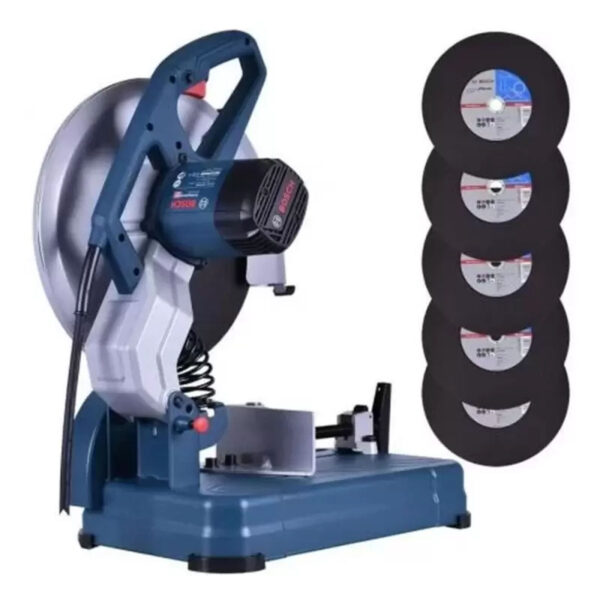 Tronzadora 3500RPM 2400W 14" BOSCH GCO 14-24 + 5 discos
